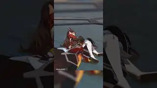 Amber uses flying headscissors! 