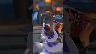 Keqing uses flying headscissors! 