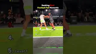 Ranking The Craziest Football Fail Moments 🤯 #usa
