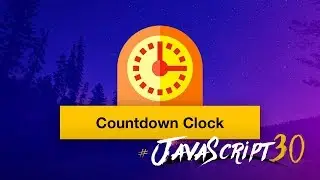 Vanilla JS Countdown Timer - 