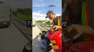 Driver Helps Stranded Biker 👀