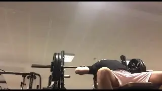 Benchpress PR but it's RPE 0 (15 yo)