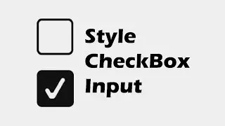 Custom Style CheckBox Input with Html and Css Only
