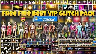 AFTER OB29 UPDATE VIP GLITCH PACK FREEFIRE ! DRESS GLITCH ! GUN SKIN ! NEW GLITCH ! mediafire link !