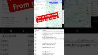 Scrape Data from google maps (in 2025) 