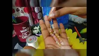 🌸Letz Make Pinky🩷Bracelet with bunny charms 🐇.! 