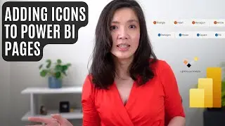 Can't Colour your Power BI Page? Try using COLOURED ICONS in your Power BI REPORT tabs & sheets