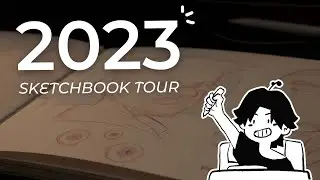 This Sketchbook Filled with STYLIZED Drawing !! - Sketchbook Tour 2023