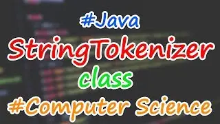 String Tokenizer class in Java - with example | String Programs in Java