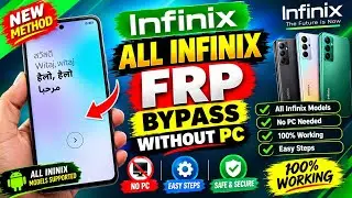 All Infinix FRP Bypass Android 15 | Google Account Remove Without PC | New Method 2026