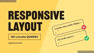 Build a Responsive Layout Using Just One Line of CSS!