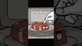 @babidaxx - La viande dans le micro-ondes qui fait des feintes 🤣 #shorts #animation #humour #drole