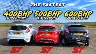 THE FASTEST FORD FIESTA ST.. BUILT ENGINE v STOCK v SWAPPED