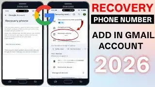 How To Add Recovery Phone Number On Google Account (2026) | Recovery Phone Number