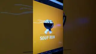 soup bowl running animation in after effects 