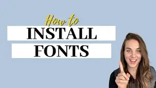 How to Install Multiple Fonts at Once