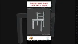Modeling a Chair in Blender | Blender Basic 3d Modeling 