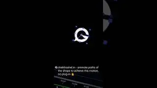 Path Animation - After effects short 
