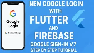 New updated Flutter Firebase Google Sign In Tutorial | Easy Google Login Setup