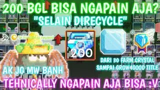 Alternatif Spend 200 BGL Selain Recycle! | Growtopia Indonesia