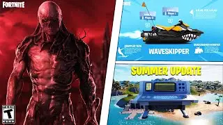 Fortnite x STRANGER THINGS (Juice Wrld, SECRET Portals, Summer Update)