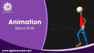 Lightwave 3D Biped Walk