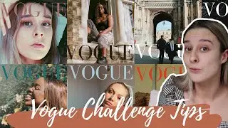 How To Do The Vogue Challenge On TikTok FOR FREE at Home - Tutorial + Font & Editing Tips