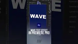 Wavy Text Effect in Premiere Pro Tutorial  
