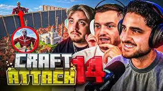 DAS BAUEN WIR IN CRAFT ATTACK 14!🔥mit Trymacs, Kroko, Sidney, Hänno, Gtime, Niek, Willy & Repaz ⛏️