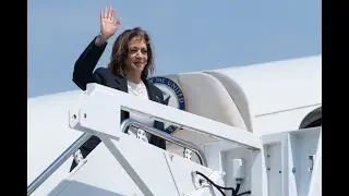 LIVE: Kamala Harris, Tim Walz land in Georgia for bus tour