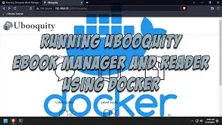 Running Ubooquity eBook Manager and Reader Using Docker