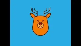 How to create Animal Icons in Adobe Illustrator-Deer
