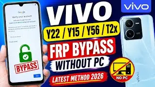 Vivo Y22 / Y16 / Y01A Frp Bypass without PC | Vivo 2025 Security Activity Launcher not work Solution