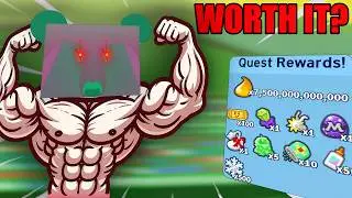 How HARD Is Gummy Bear's Beesmas Quest? - Bee Swarm Simulator