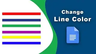 How to change line color in google docs app
