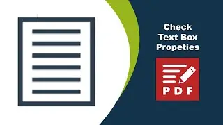 How to View Text Box Properties in a PDF File Easily in PDF-XChange Editor