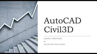 Civil 3D - Surface Correction