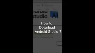 How to download android studio | Download android studio | Android studio