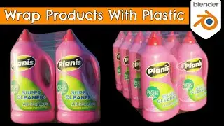 How to wrap objects with plastic | Blender 4.1 Tutorial