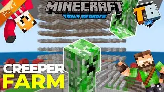 CREEPER FARM | Truly Bedrock Season 2 [3] | Minecraft Bedrock Edition 1.14 SMP