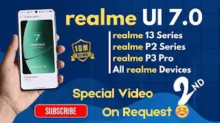 Realme UI 7 Update For all realme Devices. realme 13 Pro , 12 Pro , P3 Pro✨