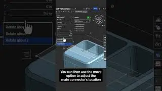 Use a Mate Connector to Define Sketch Planes in 