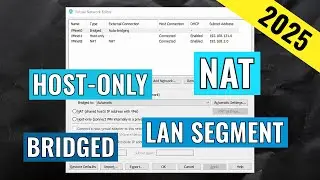 NAT vs Bridged vs Host-Only vs LAN — VMware Virtual Networking
