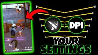 Free Fire Headshot Setting SENSITIVITY, DPI, Fire Button Size And Position 2024 🔥
