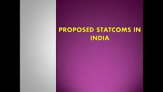 Proposed STATCOM Installations in India
