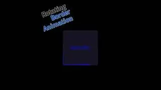Rotating Border Animation html and pure css