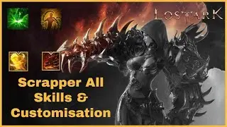 Lost Ark Scrapper/ Infighter All Skills & Customisation/ Tripods Gameplay (With Timestamp)
