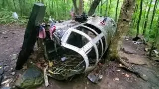 B52 Plane Crash Memorial Maine, Uncut Walk Through The Site
