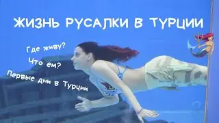 КАК ЖИВЕТ РУСАЛКА В ТУРЦИИ? / где живет,чем питается русалка,как я провела первые дни в Турции🧜🏼‍♀️