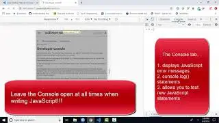 javascript.info The Modern JavaScript Tutorial 1.3 Developer Console